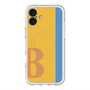 スリムプロテクションプレミアムケース with MagSafe［ オリジナル - initial color line - B orange ］