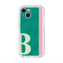 スリムプロテクションプレミアムケース with MagSafe［ オリジナル - initial color line - B green ］