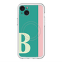 スリムプロテクションプレミアムケース with MagSafe［ オリジナル - initial color line - B green ］