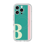 スリムプロテクションプレミアムケース with MagSafe［ オリジナル - initial color line - B green ］