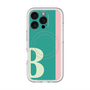 スリムプロテクションプレミアムケース with MagSafe［ オリジナル - initial color line - B green ］