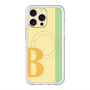 スリムプロテクションプレミアムケース with MagSafe［ オリジナル - initial color line - B yellow ］