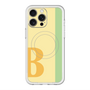 スリムプロテクションプレミアムケース with MagSafe［ オリジナル - initial color line - B yellow ］