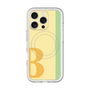 スリムプロテクションプレミアムケース with MagSafe［ オリジナル - initial color line - B yellow ］