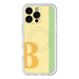 スリムプロテクションプレミアムケース with MagSafe［ オリジナル - initial color line - B yellow ］