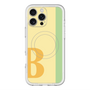 スリムプロテクションプレミアムケース with MagSafe［ オリジナル - initial color line - B yellow ］