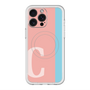 スリムプロテクションプレミアムケース with MagSafe［ オリジナル - initial color line - C pink ］