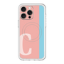スリムプロテクションプレミアムケース with MagSafe［ オリジナル - initial color line - C pink ］