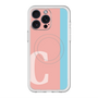 スリムプロテクションプレミアムケース with MagSafe［ オリジナル - initial color line - C pink ］