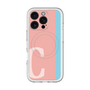 スリムプロテクションプレミアムケース with MagSafe［ オリジナル - initial color line - C pink ］