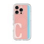 スリムプロテクションプレミアムケース with MagSafe［ オリジナル - initial color line - C pink ］
