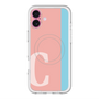 スリムプロテクションプレミアムケース with MagSafe［ オリジナル - initial color line - C pink ］