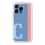 スリムプロテクションプレミアムケース with MagSafe［ オリジナル - initial color line - C blue ］