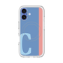 スリムプロテクションプレミアムケース with MagSafe［ オリジナル - initial color line - C blue ］