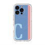 スリムプロテクションプレミアムケース with MagSafe［ オリジナル - initial color line - C blue ］