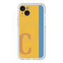 スリムプロテクションプレミアムケース with MagSafe［ オリジナル - initial color line - C orange ］