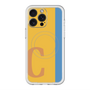 スリムプロテクションプレミアムケース with MagSafe［ オリジナル - initial color line - C orange ］