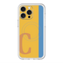 スリムプロテクションプレミアムケース with MagSafe［ オリジナル - initial color line - C orange ］