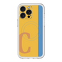 スリムプロテクションプレミアムケース with MagSafe［ オリジナル - initial color line - C orange ］