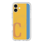 スリムプロテクションプレミアムケース with MagSafe［ オリジナル - initial color line - C orange ］