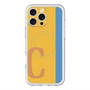 スリムプロテクションプレミアムケース with MagSafe［ オリジナル - initial color line - C orange ］
