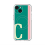 スリムプロテクションプレミアムケース with MagSafe［ オリジナル - initial color line - C green ］