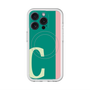 スリムプロテクションプレミアムケース with MagSafe［ オリジナル - initial color line - C green ］
