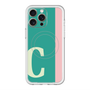 スリムプロテクションプレミアムケース with MagSafe［ オリジナル - initial color line - C green ］