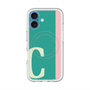 スリムプロテクションプレミアムケース with MagSafe［ オリジナル - initial color line - C green ］