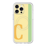 スリムプロテクションプレミアムケース with MagSafe［ オリジナル - initial color line - C yellow ］