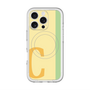 スリムプロテクションプレミアムケース with MagSafe［ オリジナル - initial color line - C yellow ］