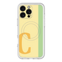 スリムプロテクションプレミアムケース with MagSafe［ オリジナル - initial color line - C yellow ］
