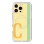 スリムプロテクションプレミアムケース with MagSafe［ オリジナル - initial color line - C yellow ］