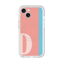 スリムプロテクションプレミアムケース with MagSafe［ オリジナル - initial color line - D pink ］