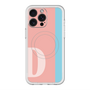 スリムプロテクションプレミアムケース with MagSafe［ オリジナル - initial color line - D pink ］