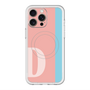 スリムプロテクションプレミアムケース with MagSafe［ オリジナル - initial color line - D pink ］