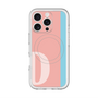 スリムプロテクションプレミアムケース with MagSafe［ オリジナル - initial color line - D pink ］