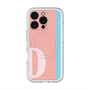 スリムプロテクションプレミアムケース with MagSafe［ オリジナル - initial color line - D pink ］