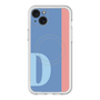 スリムプロテクションプレミアムケース with MagSafe［ オリジナル - initial color line - D blue ］