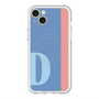 スリムプロテクションプレミアムケース with MagSafe［ オリジナル - initial color line - D blue ］