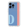 スリムプロテクションプレミアムケース with MagSafe［ オリジナル - initial color line - D blue ］