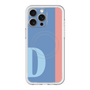 スリムプロテクションプレミアムケース with MagSafe［ オリジナル - initial color line - D blue ］