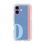 スリムプロテクションプレミアムケース with MagSafe［ オリジナル - initial color line - D blue ］