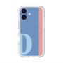 スリムプロテクションプレミアムケース with MagSafe［ オリジナル - initial color line - D blue ］