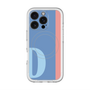 スリムプロテクションプレミアムケース with MagSafe［ オリジナル - initial color line - D blue ］