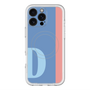スリムプロテクションプレミアムケース with MagSafe［ オリジナル - initial color line - D blue ］