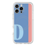 スリムプロテクションプレミアムケース with MagSafe［ オリジナル - initial color line - D blue ］