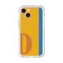 スリムプロテクションプレミアムケース with MagSafe［ オリジナル - initial color line - D orange ］