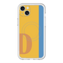 スリムプロテクションプレミアムケース with MagSafe［ オリジナル - initial color line - D orange ］