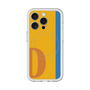 スリムプロテクションプレミアムケース with MagSafe［ オリジナル - initial color line - D orange ］